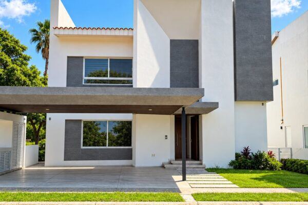 Casa renta fachada contemporánea en Paraíso Country Club, Emiliano Zapata